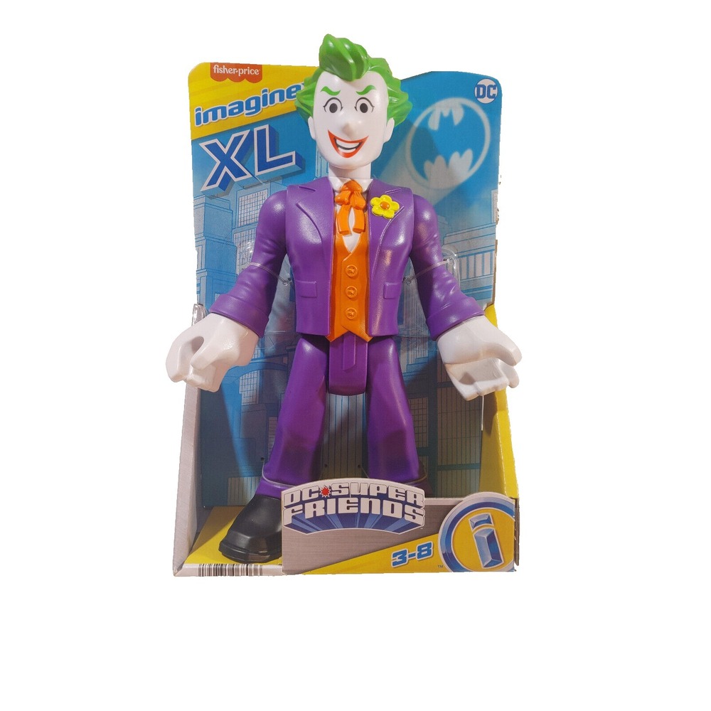 Fisher-Price Imaginext XL DC Super Friends: THE JOKER 10" Action Figure! Toy